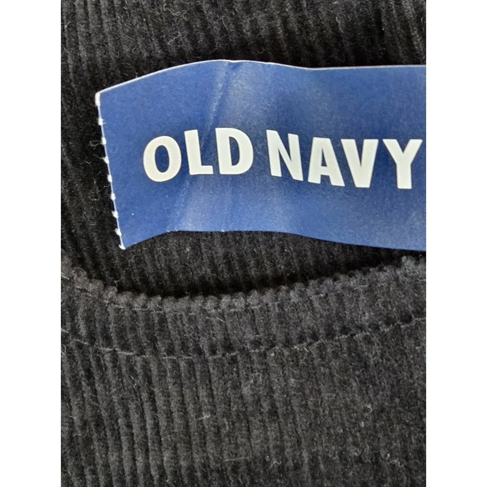 Old Navy Toddler Boy Corduroy Pants Black Size 5T Straight Leg Preppy School NEW